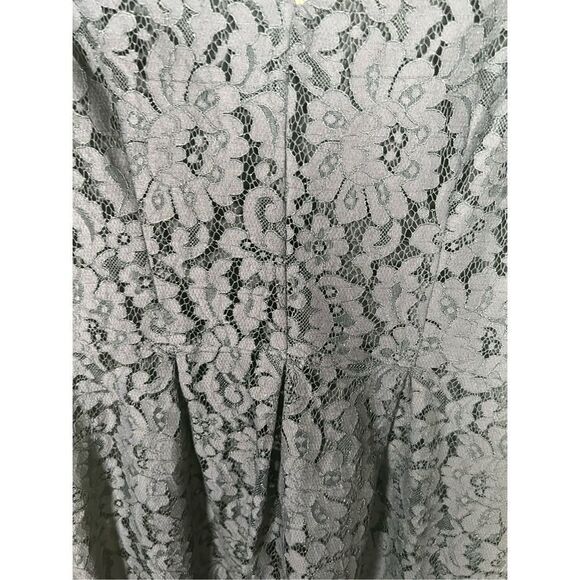 Joie Rori Scalloped Eyelet Lace Mini Cocktail Dress in Navy Blue Size Sm… - Picture 8 of 8